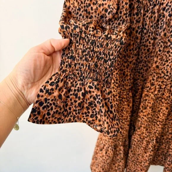 Pomander Place Leopard Kenzo Dress Leopard Print Size S - Picture 8 of 10